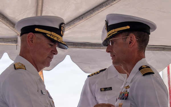 USS Jack H. Lucas (DDG 125) Changes Command