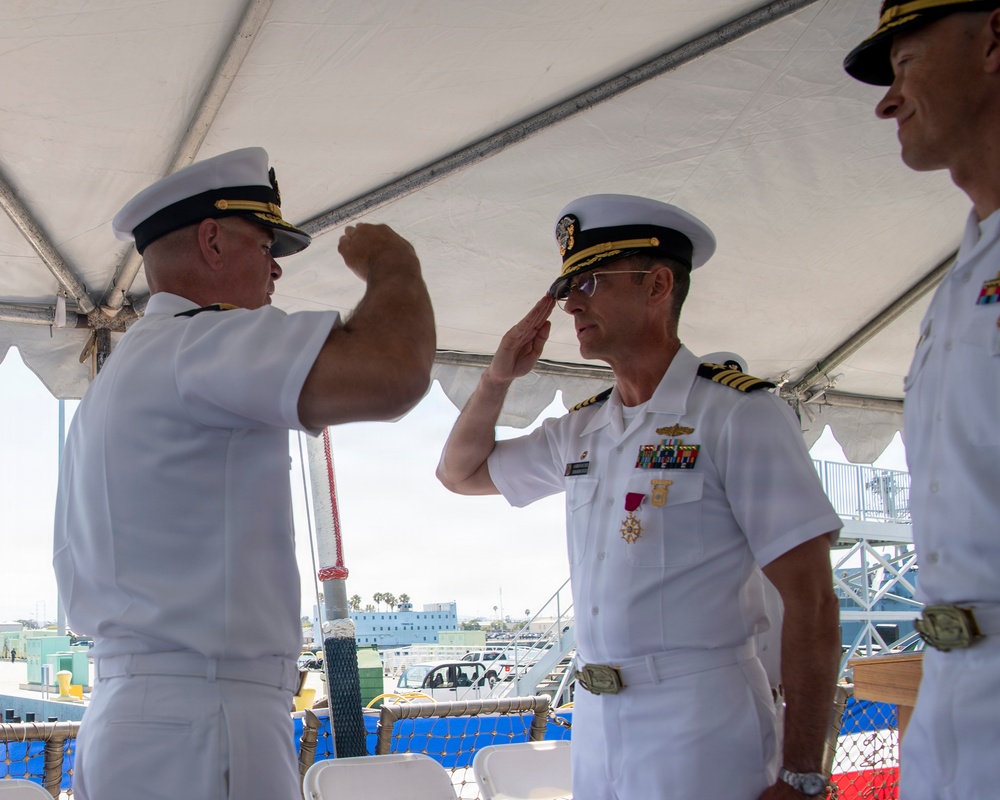 USS Jack H. Lucas (DDG 125) Changes Command