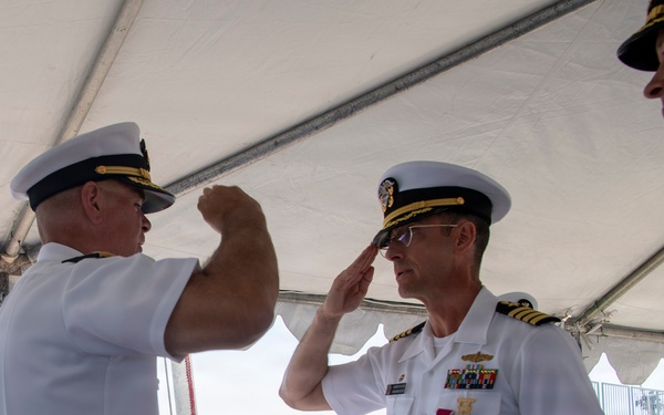 USS Jack H. Lucas (DDG 125) Changes Command