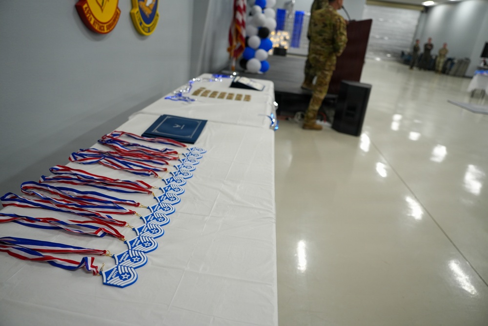 Newly selected master sergeant selects celebrated at Creech Air Force Base