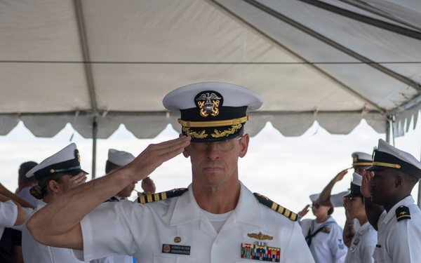 USS Jack H. Lucas (DDG 125) Changes Command