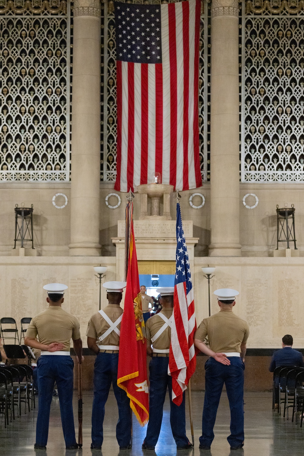 Fleet Week Baltimore wreath-laying ceremony