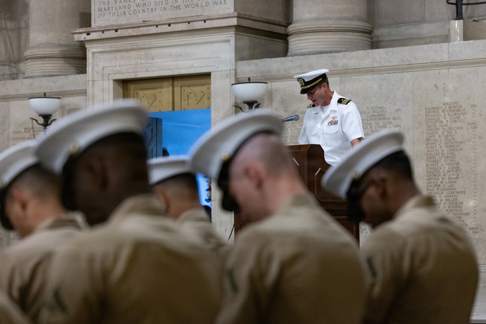Fleet Week Baltimore wreath-laying ceremony