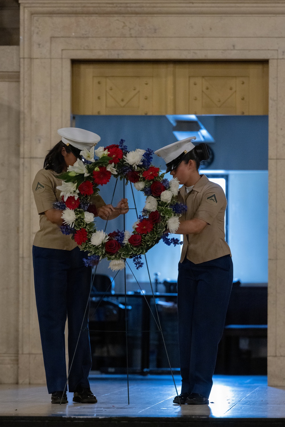Fleet Week Baltimore wreath-laying ceremony