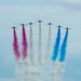 The Royal Air Force Red Arrows Fly Over Baltimore