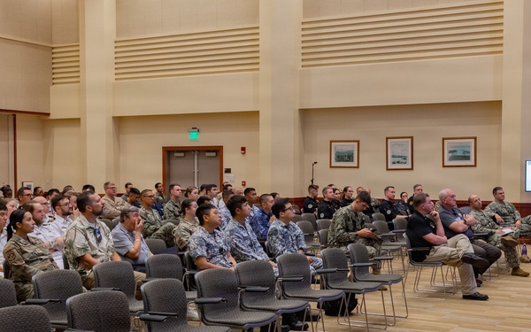 Multinational service members attend RIMPAC logistics workshop