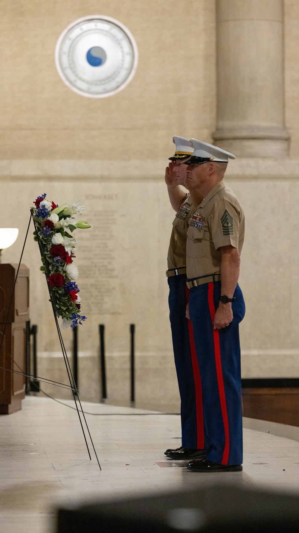 Fleet Week Baltimore wreath-laying ceremony