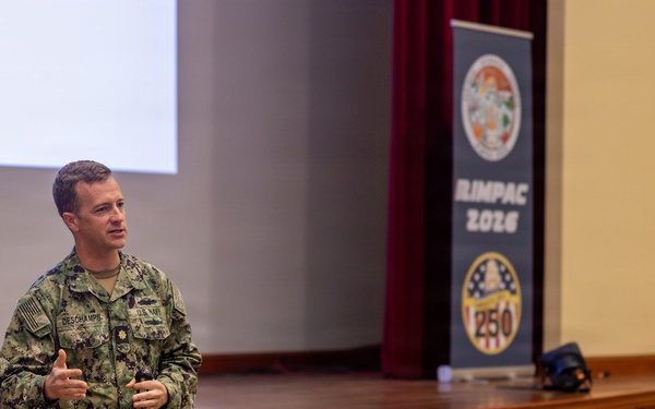 Multinational service members attend RIMPAC logistics workshop