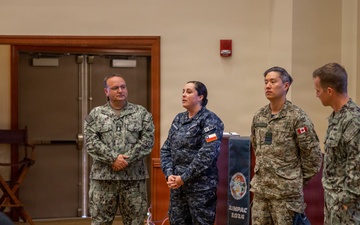 Multinational service members attend RIMPAC logistics workshop