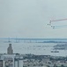The Royal Air Force Red Arrows Fly Over Baltimore