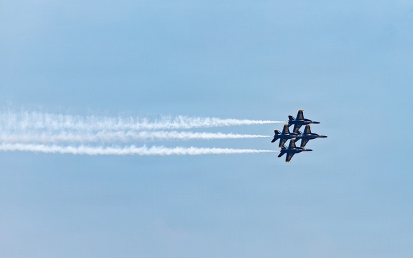 The Blue Angels Fly Over Baltimore