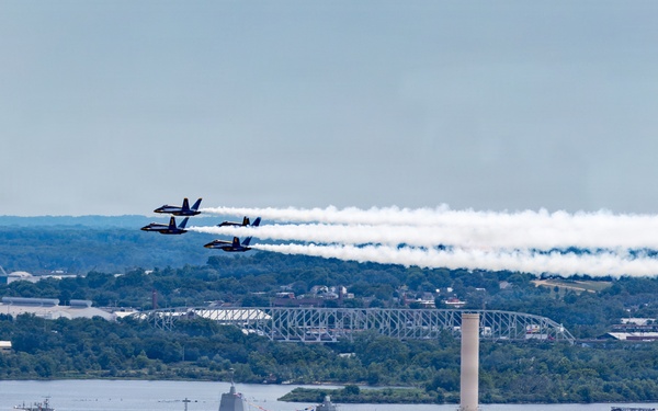 The Blue Angels Fly Over Baltimore