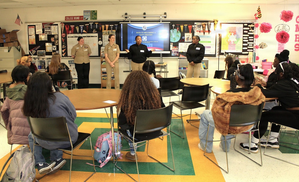Navy Medicine Leaders Inspire Future Healthcare Professionals at Great Mills