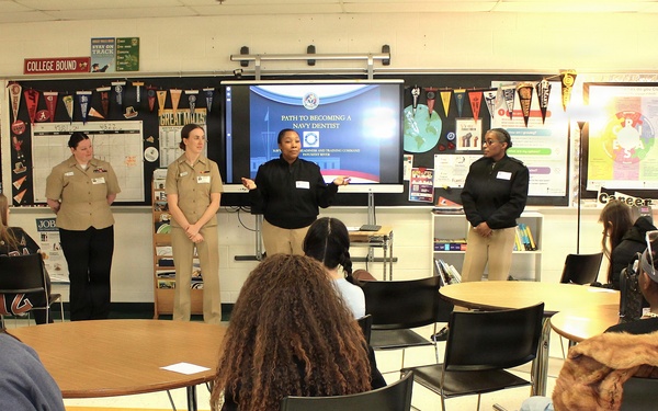 Navy Medicine Leaders Inspire Future Healthcare Professionals at Great Mills