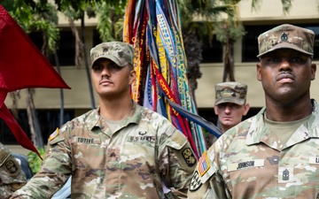 94th Army Air and Missile Defense Command's Headquarters and Headquarters Battery Change of Command Ceremony