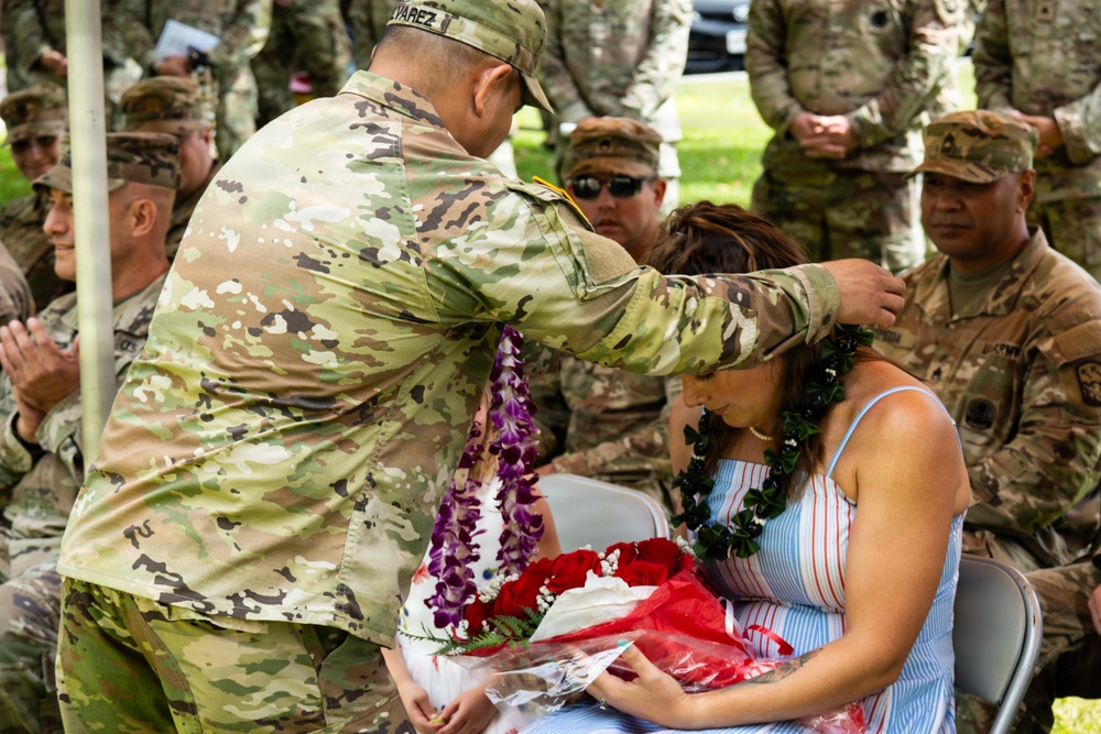 94th Army Air and Missile Defense Command's Headquarters and Headquarters Battery Change of Command Ceremony