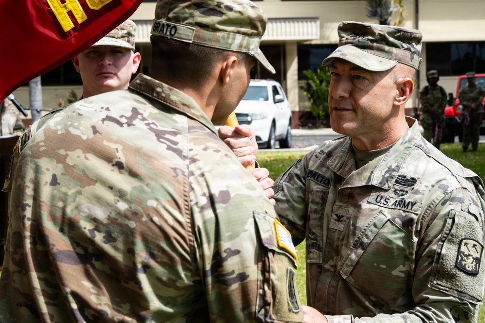 94th Army Air and Missile Defense Command's Headquarters and Headquarters Battery Change of Command Ceremony