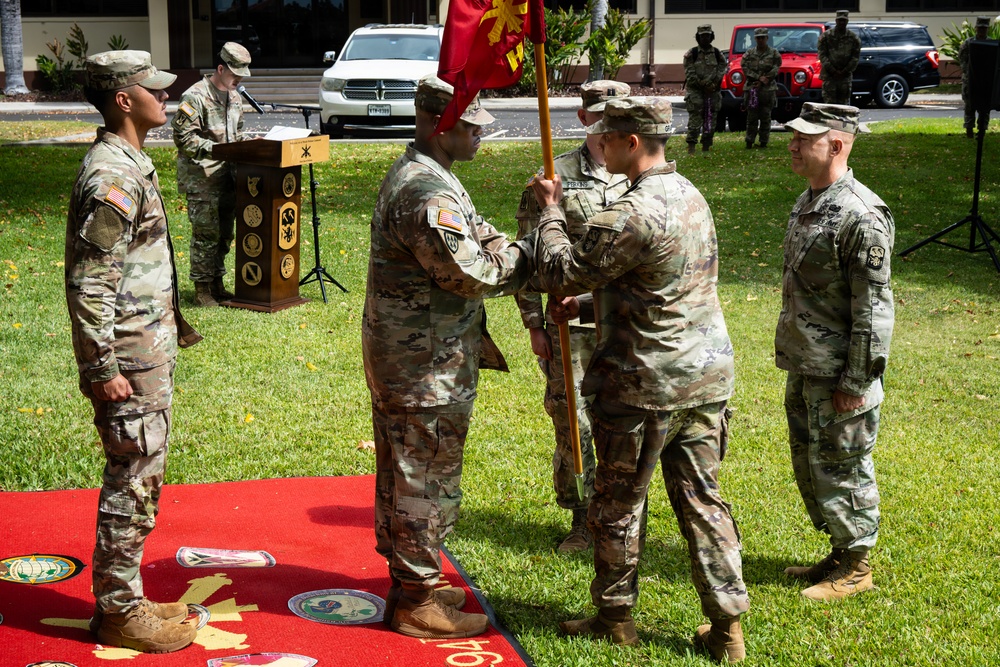 94th Army Air and Missile Defense Command's Headquarters and Headquarters Battery Change of Command Ceremony