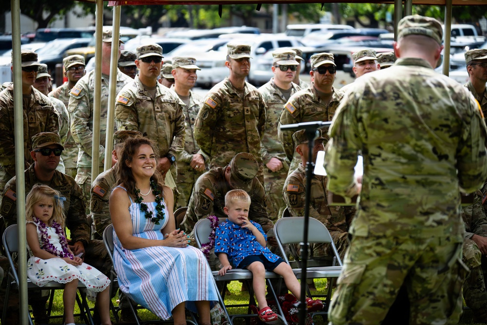 94th Army Air and Missile Defense Command's Headquarters and Headquarters Battery Change of Command Ceremony