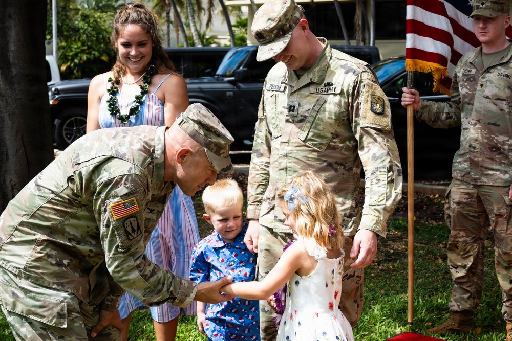 94th Army Air and Missile Defense Command's Headquarters and Headquarters Battery Change of Command Ceremony