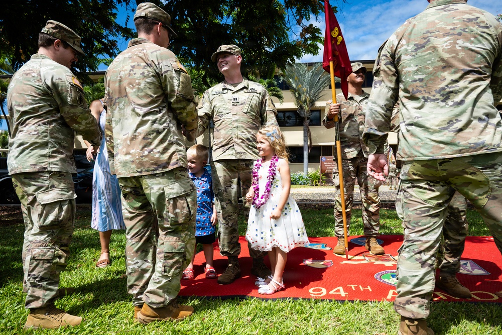 94th Army Air and Missile Defense Command's Headquarters and Headquarters Battery Change of Command Ceremony