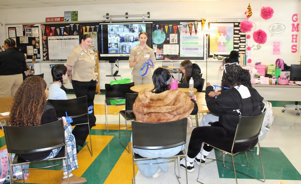 Navy Physician Assistant Highlights Career Paths at Great Mills High Schoo
