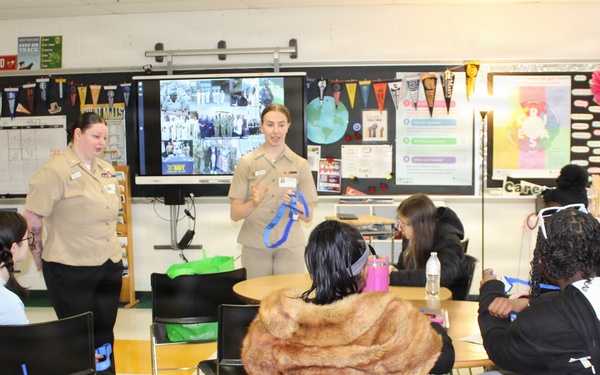 Navy Physician Assistant Highlights Career Paths at Great Mills High Schoo