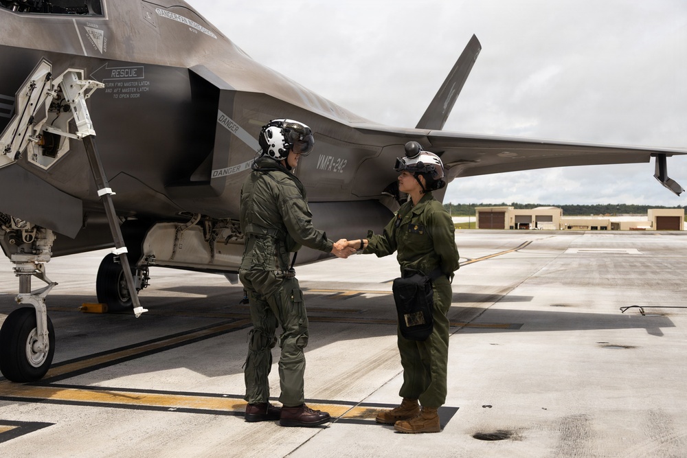 VMFA-242 flies during Valiant Shield