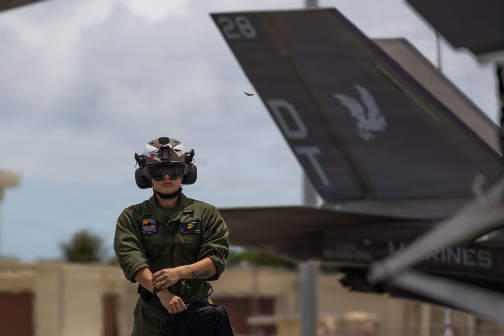 VMFA-242 flies during Valiant Shield