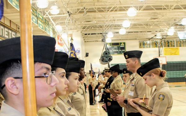 Precision and Pride: Navy Hospital Corpsman Reviews Great Mills Cadets