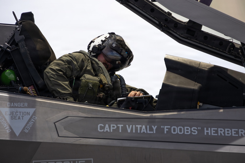 VMFA-242 flies during Valiant Shield