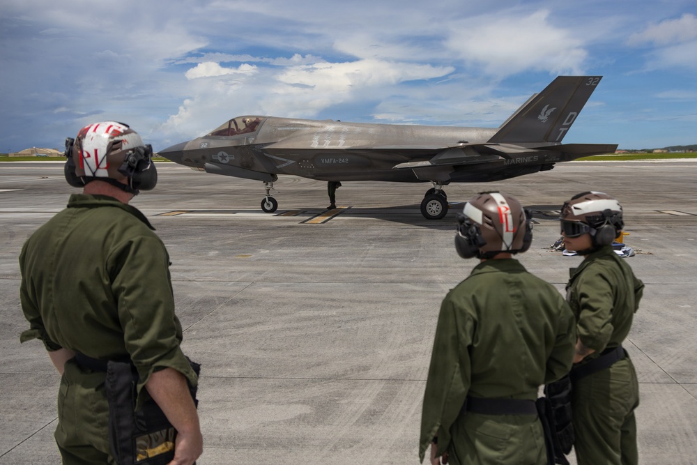 VMFA-242 flies during Valiant Shield