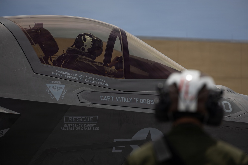 VMFA-242 flies during Valiant Shield