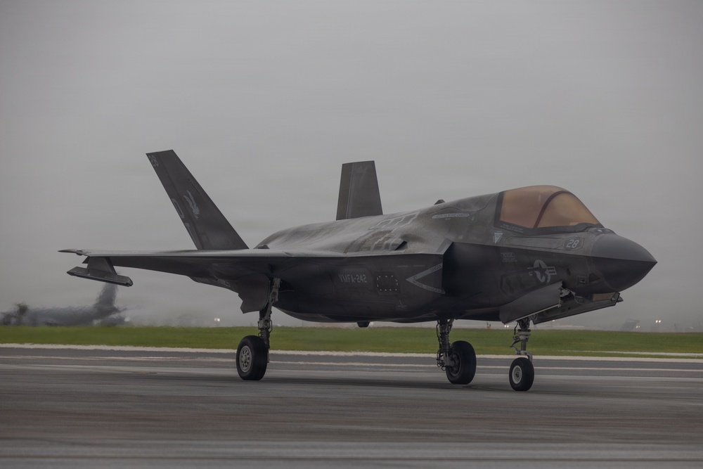 VMFA-242 flies during Valiant Shield