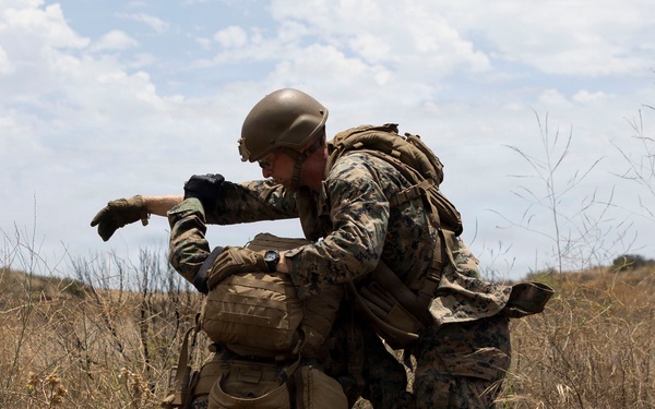 U.S. Marines with 3d Assault Amphibian Battalion conduct PEX