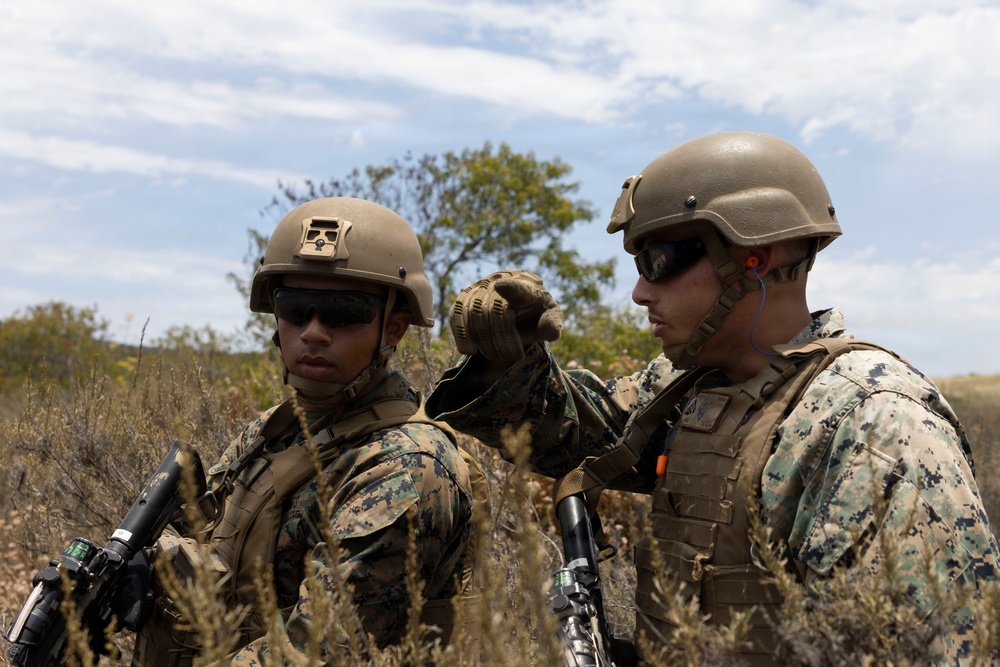 U.S. Marines with 3d Assault Amphibian Battalion conduct PEX
