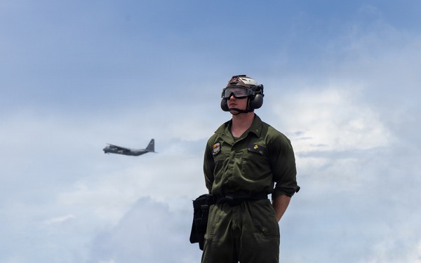 VMFA-242 flies out of Andersen Air Force Base during Valiant Shield 2026