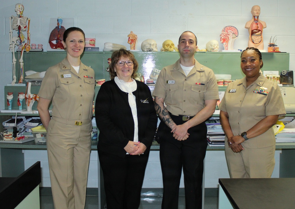 Navy Dental Team Partners with Technology Center to Mentor Students
