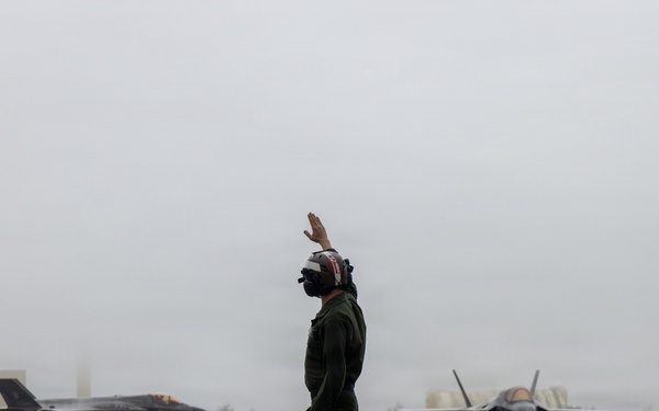 VMFA-242 flies out of Andersen Air Force Base during Valiant Shield 2026