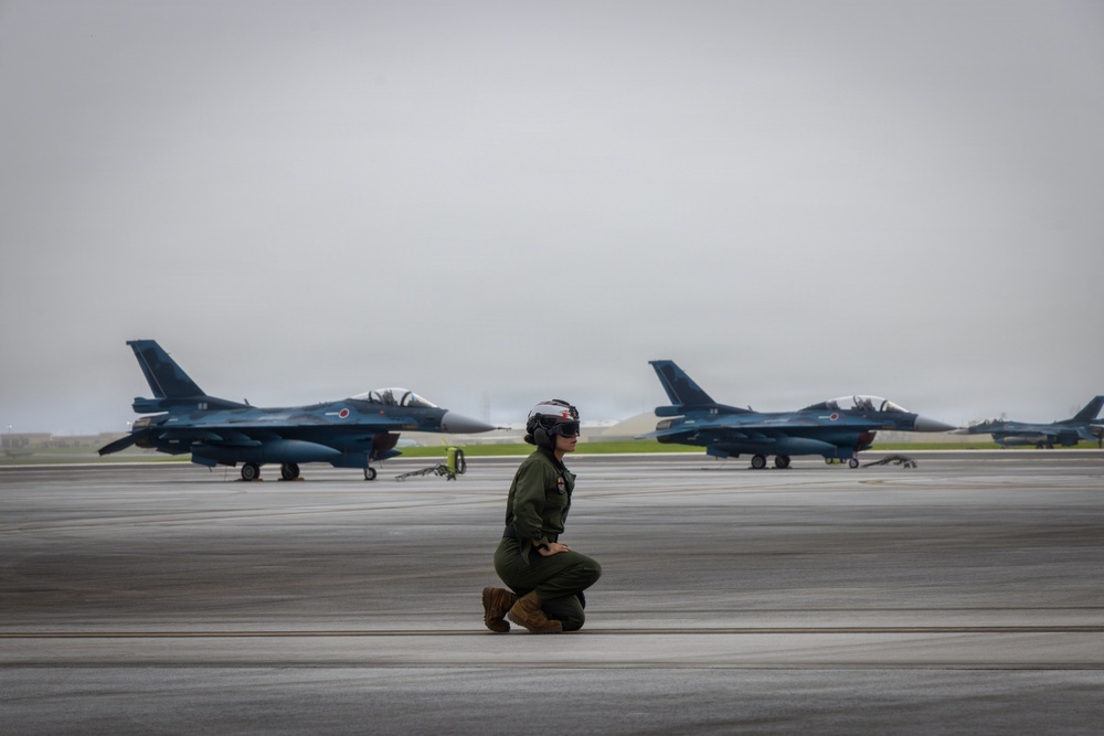 VMFA-242 flies out of Andersen Air Force Base during Valiant Shield 2026