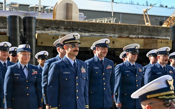 Coast Guard Cutter Cypress holds change of command ceremony