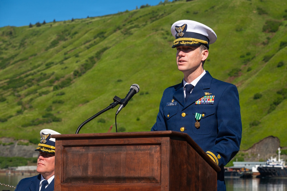 Coast Guard Cutter Cypress holds change of command ceremony