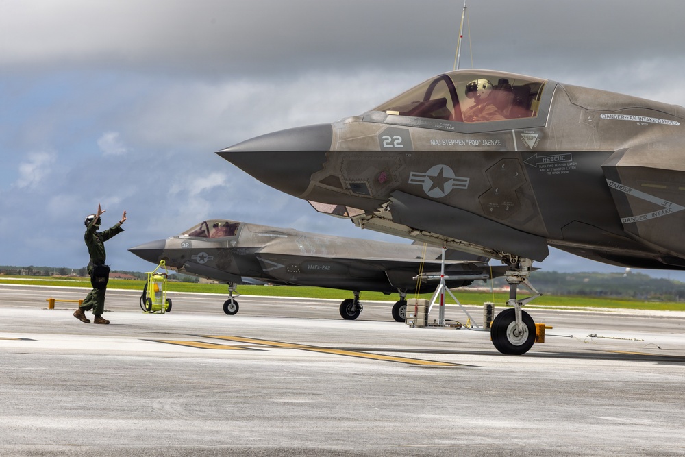 VMFA-242 continues flight operations in Guam