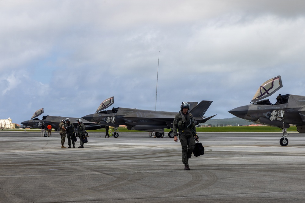 VMFA-242 continues flight operations in Guam