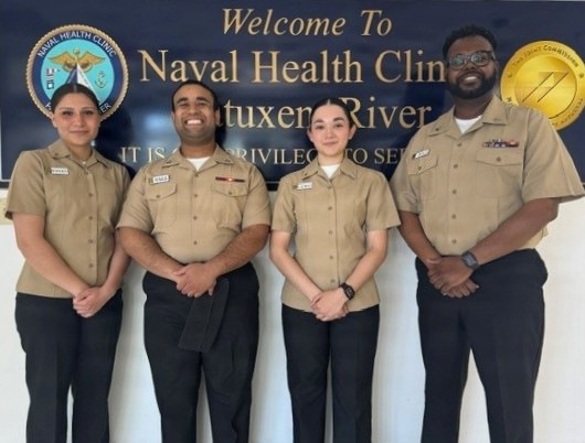 Navy Medicine Team Attends Spring Ridge Middle School Career Day