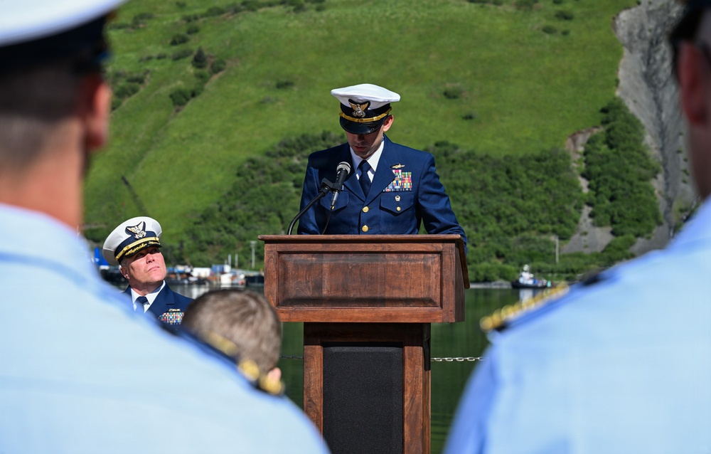 Coast Guard Cutter Cypress holds change of command ceremony