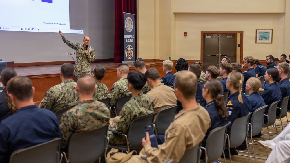 Service members attend RIMPAC meteorology, oceanography workshop