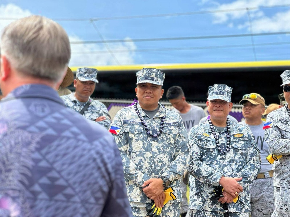 Philippine Coast Guard and Navy personnel join Civic Outreach Program in Pearl City, Hawaii