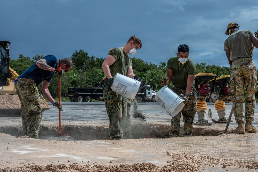 CAF, US Joint Forces conduct airfield damage repair for VS26