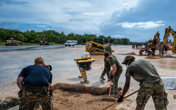 CAF, US Joint Forces conduct airfield damage repair for VS26